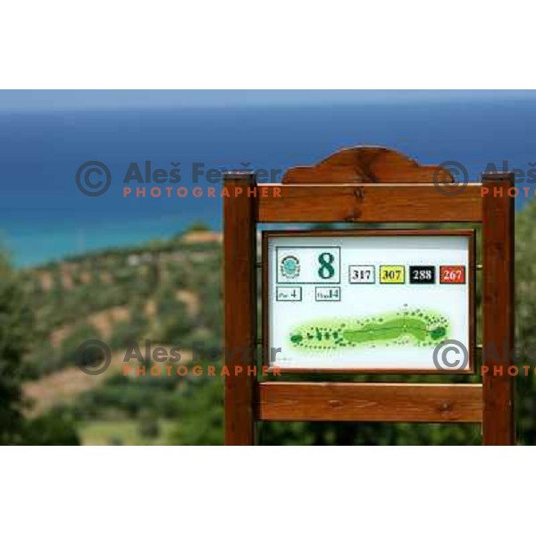 Hole 8 at Le Madonie golf club,Collesano, Sicily, Italia. Photo by Ales Fevzer 