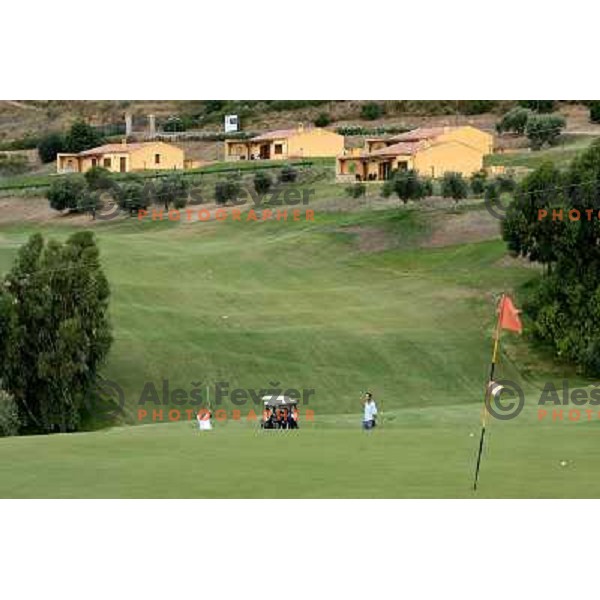 Hole 6 at Le Madonie golf club,Collesano, Sicily, Italia. Photo by Ales Fevzer 
