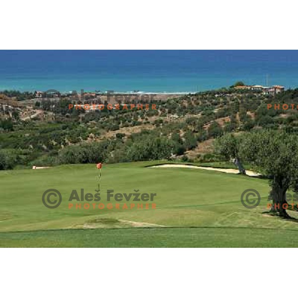 5th green at Le Madonie golf club,Collesano, Sicily, Italia. Photo by Ales Fevzer 