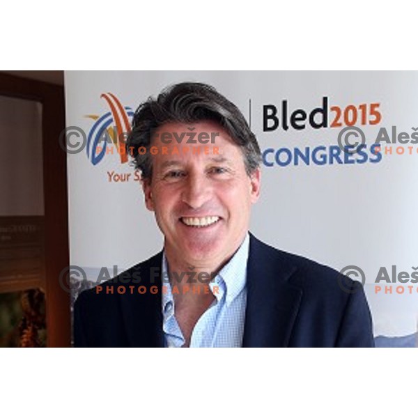 Sebastian Coe during European Athletics Congress Bled 2015 held in Brdo Congress Centre, Slovenia on April 11, 2015