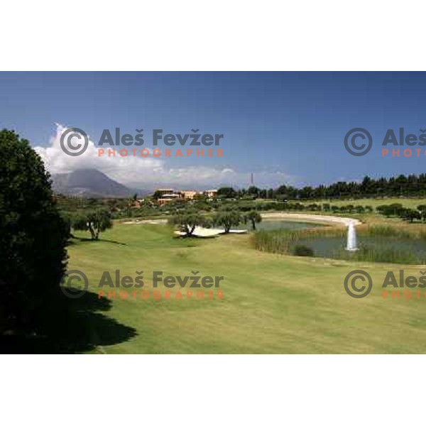 2nd hole at Le Madonie golf club,Collesano, Sicily, Italia. Photo by Ales Fevzer 