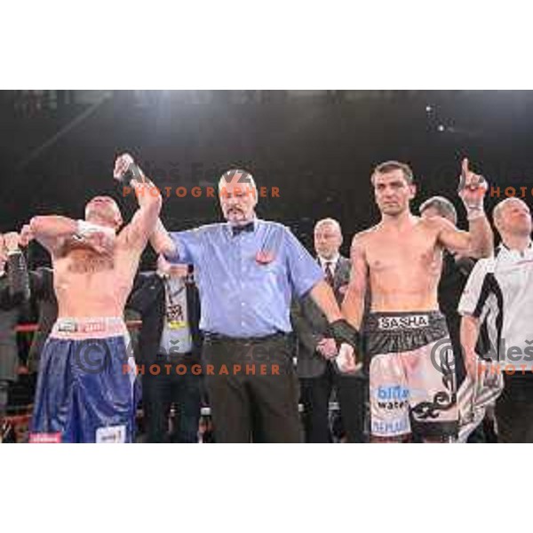 Dejan Zavec fights with Sasha Yengoyan for WBF world champion title in Tabor Hall, Maribor, 11.4.2015