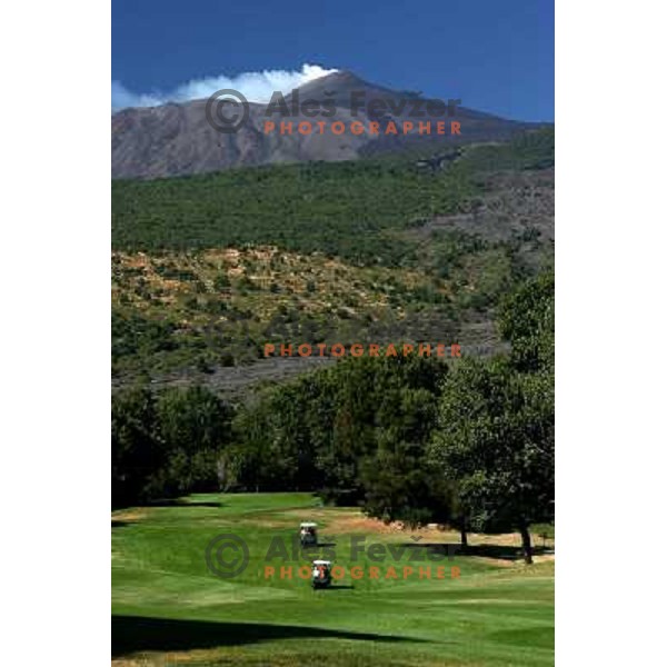 fairway of first hole at Il Picciolo golf club,Sicily,Italia. Photo by Ales Fevzer 
