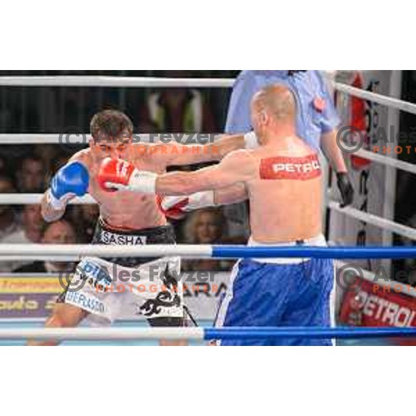 Dejan Zavec fights with Sasha Yengoyan for WBF world champion title in Tabor Hall, Maribor, 11.4.2015