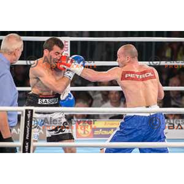 Dejan Zavec fights with Sasha Yengoyan for WBF world champion title in Tabor Hall, Maribor, 11.4.2015