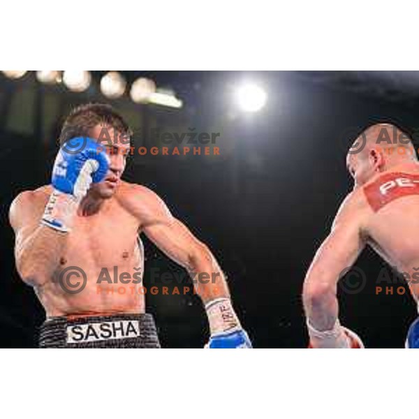 Dejan Zavec fights with Sasha Yengoyan for WBF world champion title in Tabor Hall, Maribor, 11.4.2015