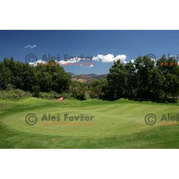 16th green at Il Picciolo golf club,Sicily,Italia. Photo by Ales Fevzer 