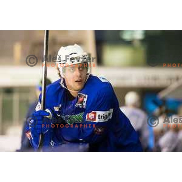 Anze Kopitar during Slovenia National Ice Hockey Team practice session in Tivoli Hall, Ljubljana, Slovenia, on April 21, 2015
