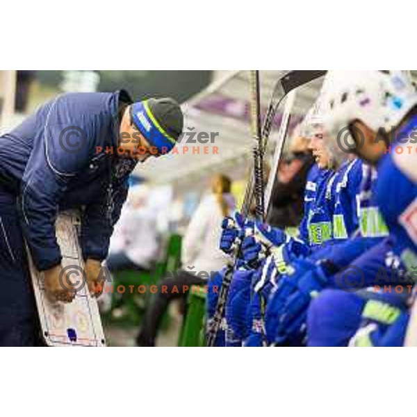 Matjaz Kopitar during training of Slovenian National Ice Hockey Team in Tivoli Hall, Ljubljana, Slovenia, on April 21, 2015