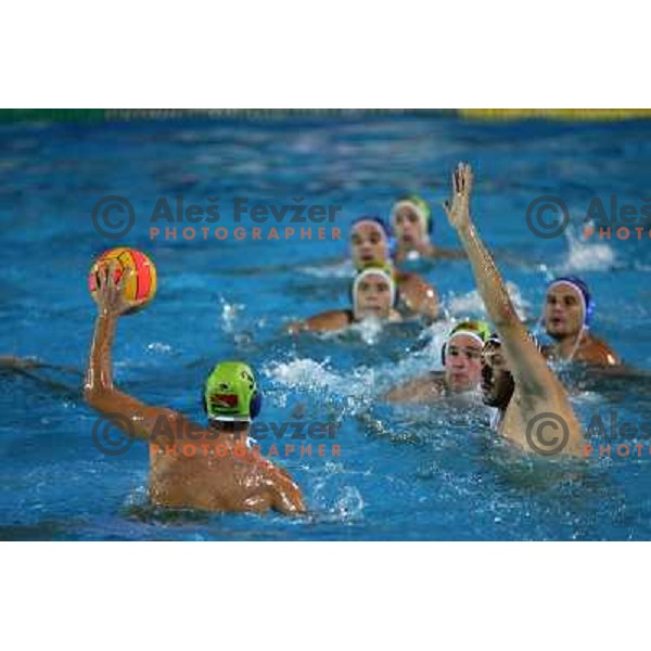 Jure Skof (3) at match Slovenia- Macedonia in Tristar waterpolo tournament in Kranj Slovenia. Photo by Ales Fevzer 