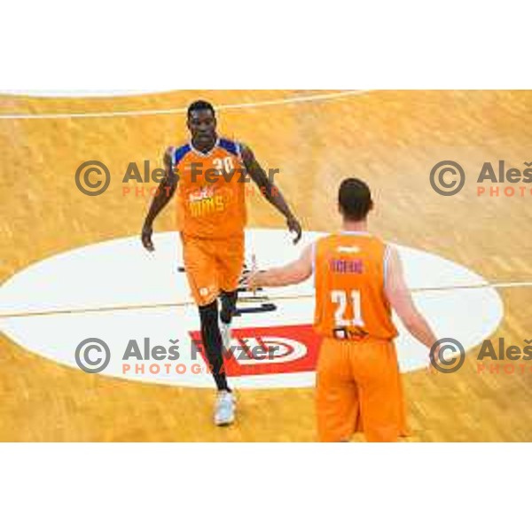 Kyle David Casey of Helios Suns in action during basketball match of Telemach League between Helios Suns and Portoroz, played in Dvorana Komunalnega centra , Domzale, Slovenia, on April 29th, 2015.