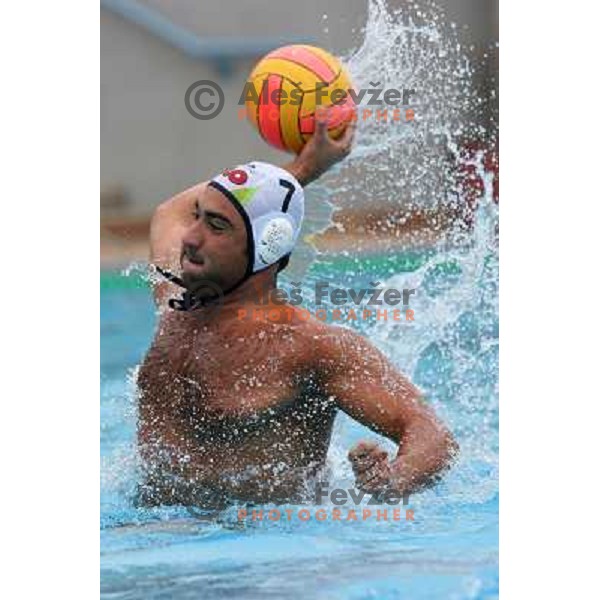 Blaz Verac at match Slovenia-Montenegro played at Tristar waterpolo tournament in Kranj, Slovenia 18.8.2007.Photo by Ales Fevzer 