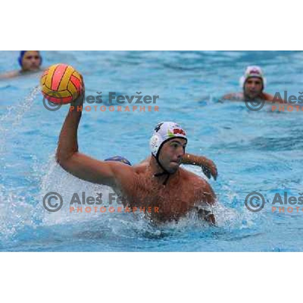 Tomaz Mihelcic at match Slovenia-Montenegro played at Tristar waterpolo tournament in Kranj, Slovenia 18.8.2007.Photo by Ales Fevzer 