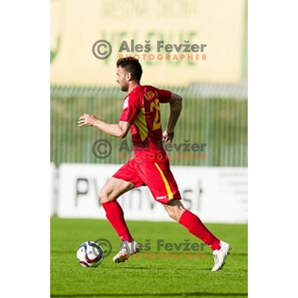 Dalibor Radujko in action during football match Rudar - Olimpija, Round 32 of Prvaliga Telekom Slovenije, Velenje, Slovenia, 06.05.2015