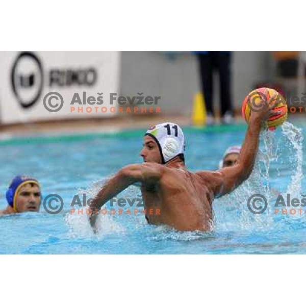 Tomaz Mihelcic at match Slovenia-Montenegro played at Tristar waterpolo tournament in Kranj, Slovenia 18.8.2007.Photo by Ales Fevzer 