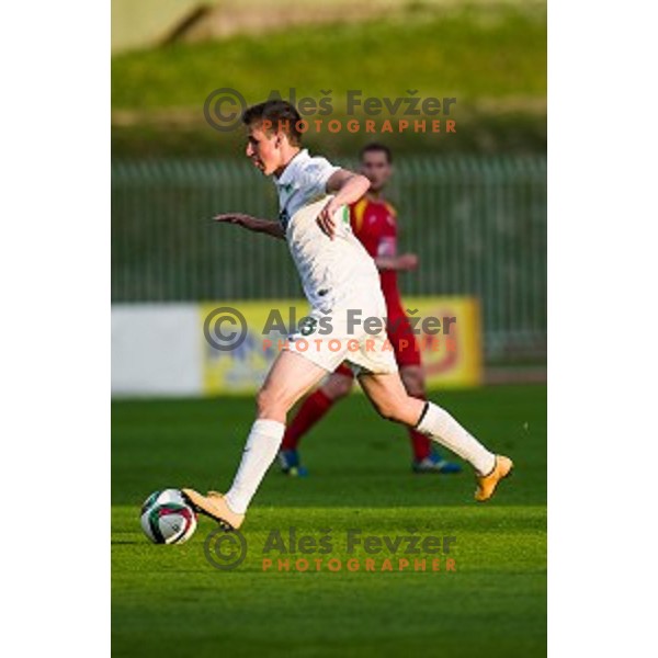 Nik Kapun in action during football match Rudar - Olimpija, Round 32 of Prvaliga Telekom Slovenije, Velenje, Slovenia, 06.05.2015