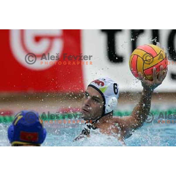 Antonijevic at match Slovenia-Montenegro played at Tristar waterpolo tournament in Kranj, Slovenia 18.8.2007.Photo by Ales Fevzer 