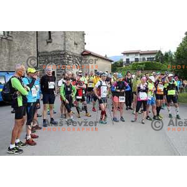 First edition of 100 km Ultra trail Vipava Valley with more than 400 runners at 25 km, 50 km and 100 km distance with spectacular 360 degrees view over Vipava Valley on May 9, 2015