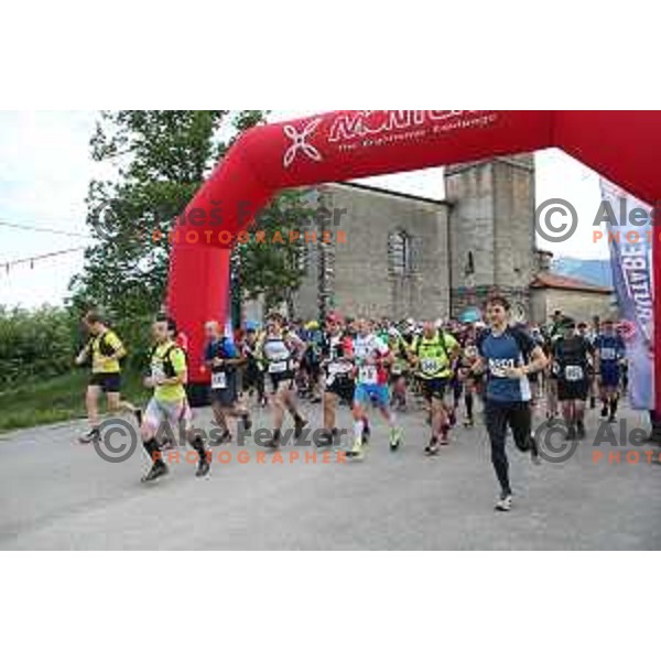 First edition of 100 km Ultra trail Vipava Valley with more than 400 runners at 25 km, 50 km and 100 km distance with spectacular 360 degrees view over Vipava Valley on May 9, 2015