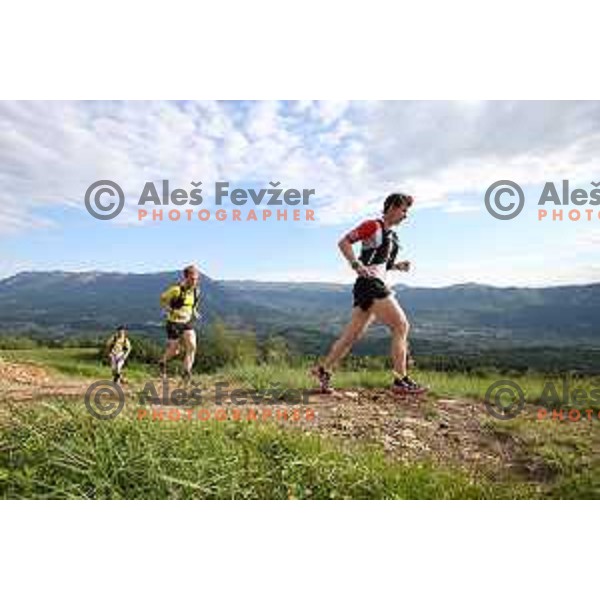 First edition of 100 km Ultra trail Vipava Valley with more than 400 runners at 25 km, 50 km and 100 km distance with spectacular 360 degrees view over Vipava Valley on May 9, 2015
