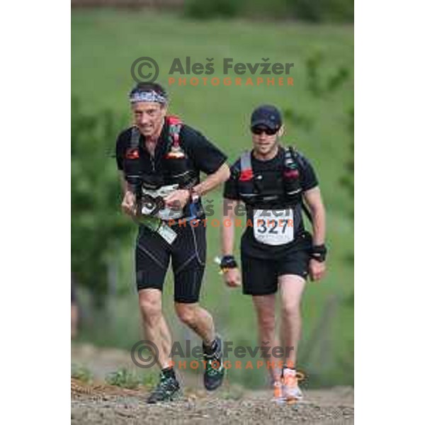First edition of 100 km Ultra trail Vipava Valley with more than 400 runners at 25 km, 50 km and 100 km distance with spectacular 360 degrees view over Vipava Valley on May 9, 2015