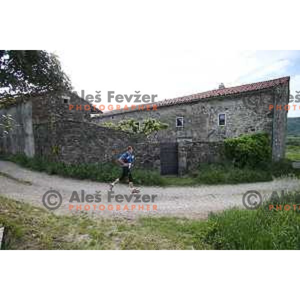 First edition of 100 km Ultra trail Vipava Valley with more than 400 runners at 25 km, 50 km and 100 km distance with spectacular 360 degrees view over Vipava Valley on May 9, 2015