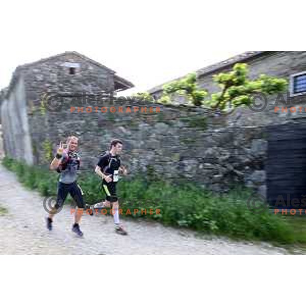 First edition of 100 km Ultra trail Vipava Valley with more than 400 runners at 25 km, 50 km and 100 km distance with spectacular 360 degrees view over Vipava Valley on May 9, 2015
