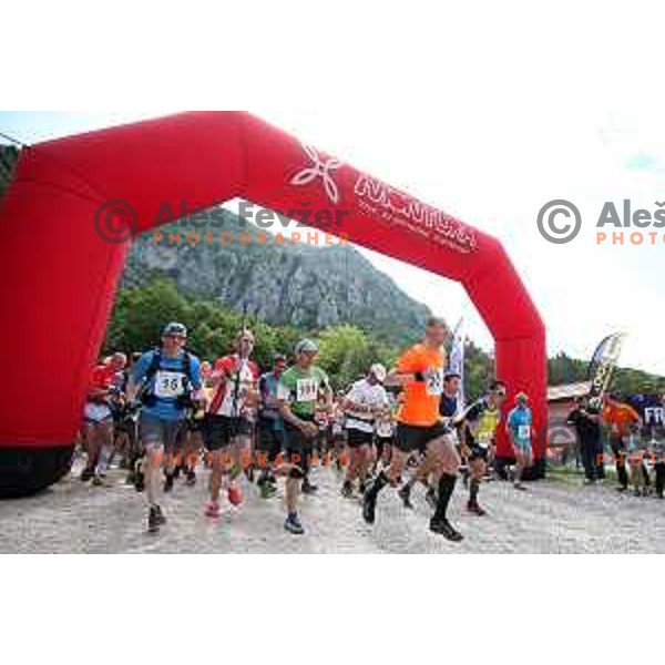 First edition of 100 km Ultra trail Vipava Valley with more than 400 runners at 25 km, 50 km and 100 km distance with spectacular 360 degrees view over Vipava Valley on May 9, 2015