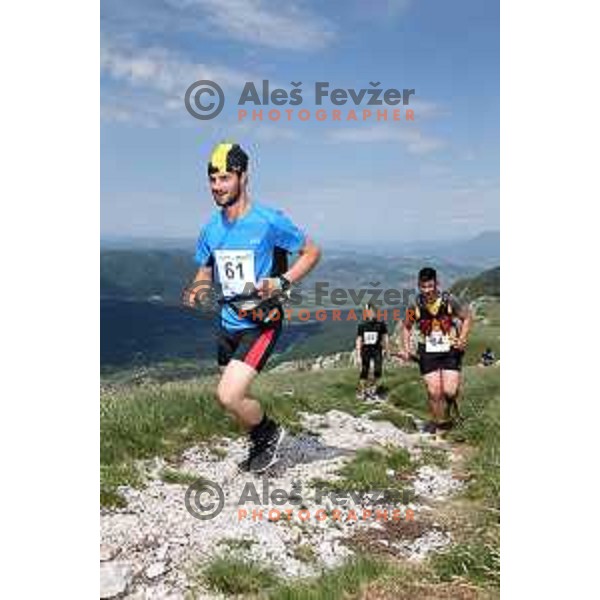 First edition of 100 km Ultra trail Vipava Valley with more than 400 runners at 25 km, 50 km and 100 km distance with spectacular 360 degrees view over Vipava Valley on May 9, 2015