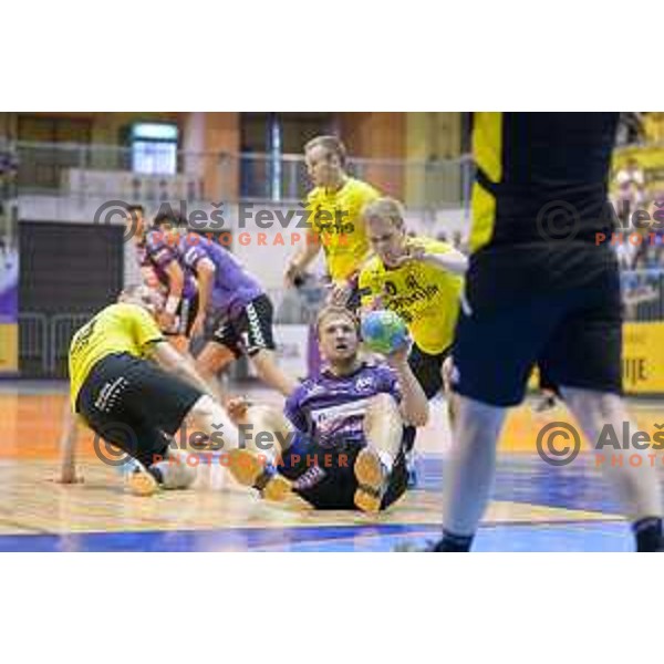  in action during half final handball game, Maribor - Velenje Gorenje, played in Tabor Hall on 13.5.2015, Maribor