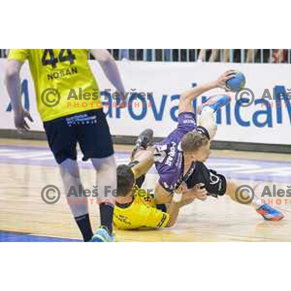 Poklar Tine in action during half final handball game, Maribor - Velenje Gorenje, played in Tabor Hall on 13.5.2015, Maribor