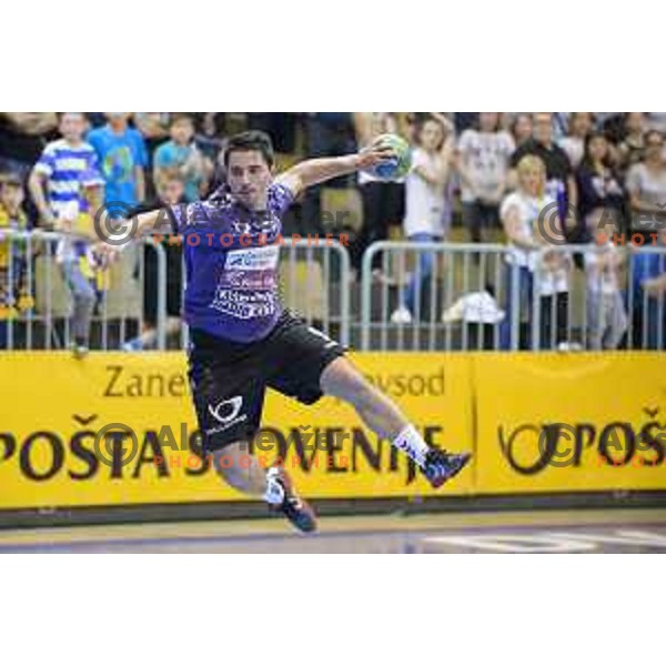 Jamnik Grega in action during half final handball game, Maribor - Velenje Gorenje, played in Tabor Hall on 13.5.2015, Maribor