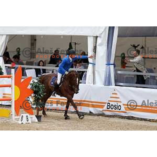 Urh Bauman of Slovenia during FEI CSIO *3 Nations Cup Equestrian competition in Celje, Slovenia on May 15, 2015