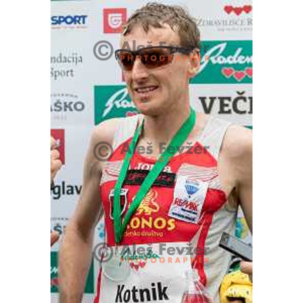 Robert Kotnik, National champion of 35. Maraton treh src in Radenci, Slovenia on 16th of May, 2015