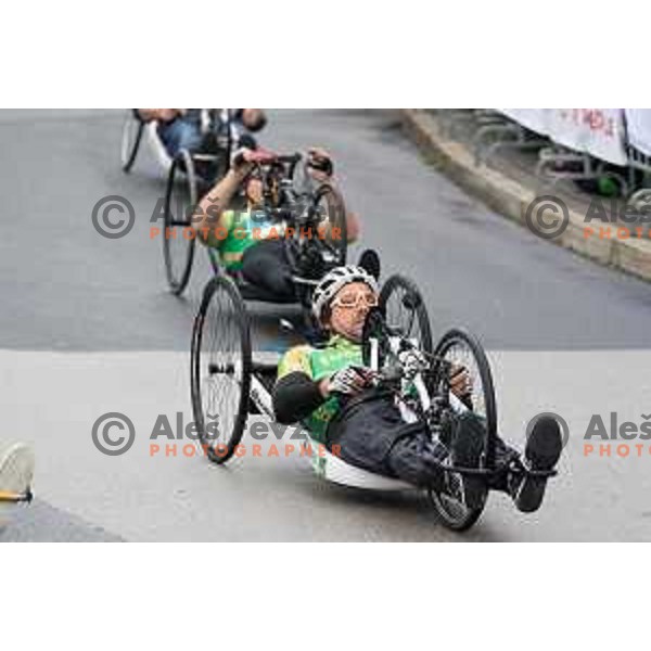 Cyclists on 35. Maraton treh src in Radenci, Slovenia on 16th of May, 2015