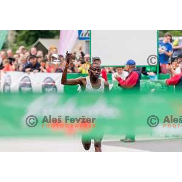 Silas Kiprono Too (KEN) winner of 42km run on 35. Maraton treh src in Radenci, Slovenia on 16th of May, 2015