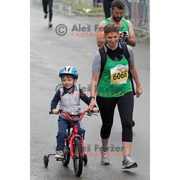 Runners on 35. Maraton treh src in Radenci, Slovenia on 16th of May, 2015