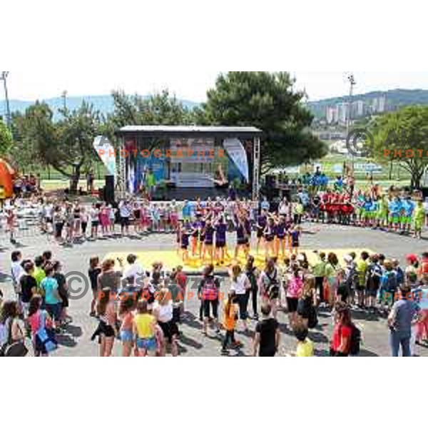 Slovenia Olympic team for First European games in Baku Azerbaijan during official presentation in Koper on June 4, 2015