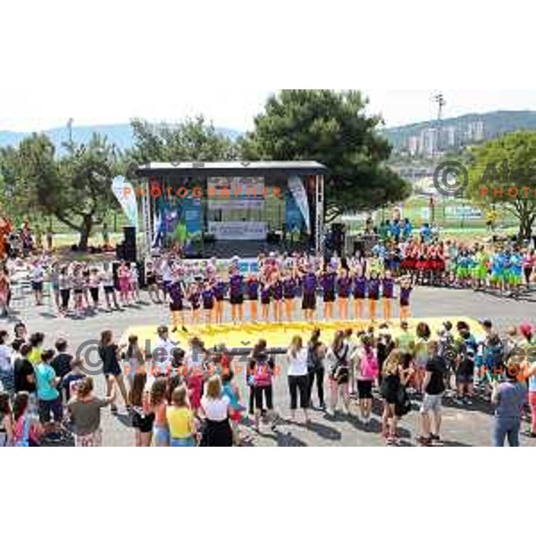 Slovenia Olympic team for First European games in Baku Azerbaijan during official presentation in Koper on June 4, 2015