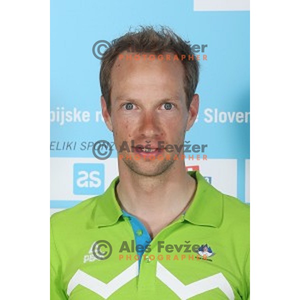 Matej Mugerli of Slovenia Olympic team for First European games in Baku Azerbaijan during official presentation in Koper on June 4, 2015