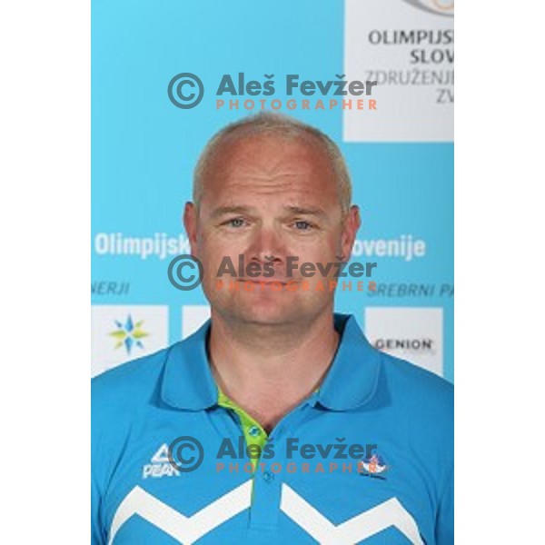 Tomaz Torkar of Slovenia Olympic team for First European games in Baku Azerbaijan during official presentation in Koper on June 4, 2015