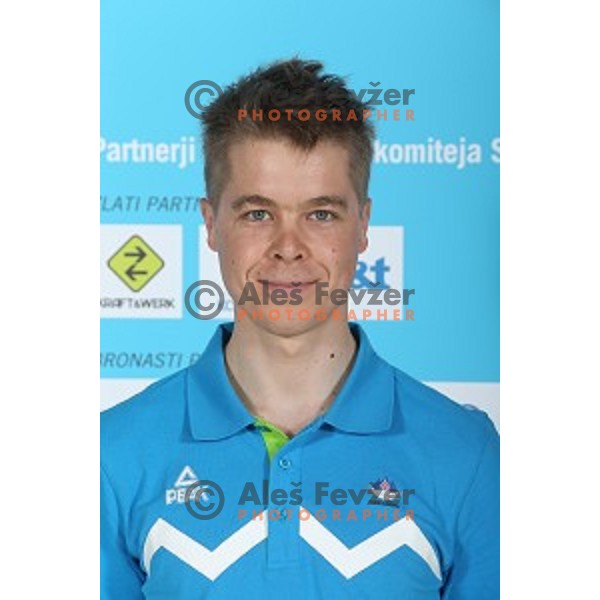 Jan Tratnik of Slovenia Olympic team for First European games in Baku Azerbaijan during official presentation in Koper on June 4, 2015