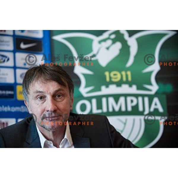 Ranko Stojic, General Manager of NK Olimpija Ljubljana at the press conference of the new general manager of NK Olimpija Ljubljana, Austriatrend Hotel, Ljubljana, 05.06.2015