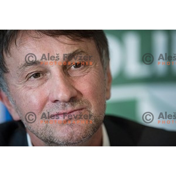 Ranko Stojic, General Manager of NK Olimpija Ljubljana at the press conference of the new general manager of NK Olimpija Ljubljana, Austriatrend Hotel, Ljubljana, 05.06.2015