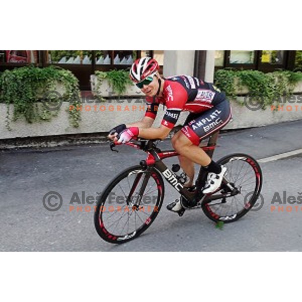 Jan Tratnik of team Amplatz BMC in Idrija, Slovenia on June 6, 2015