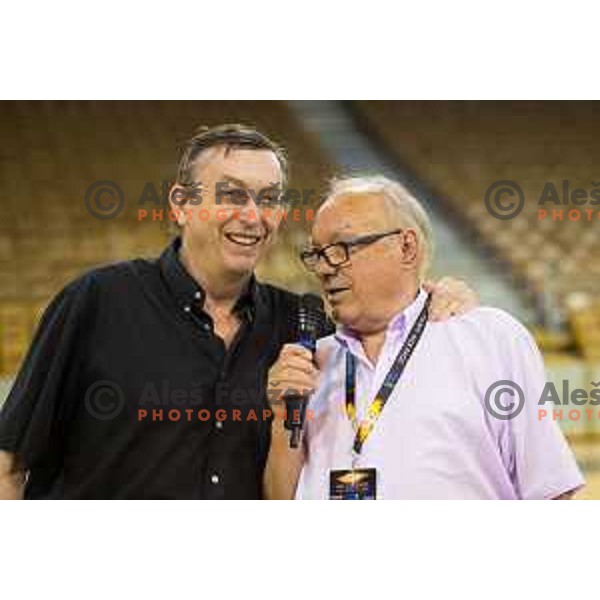 During All Legends charity match for association Olimpik between Slovenian sports legends, played in Tivoli Hall, Ljubljana, Slovenia, on June 9th, 2015.