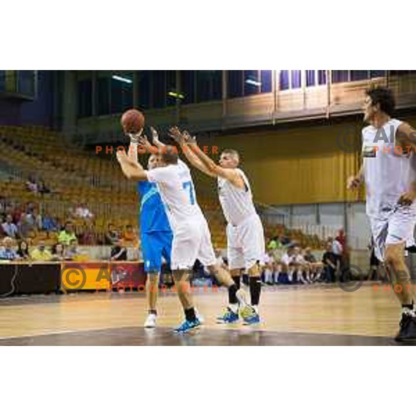 During All Legends charity match for association Olimpik between Slovenian sports legends, played in Tivoli Hall, Ljubljana, Slovenia, on June 9th, 2015.