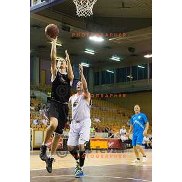 During All Legends charity match for association Olimpik between Slovenian sports legends, played in Tivoli Hall, Ljubljana, Slovenia, on June 9th, 2015.