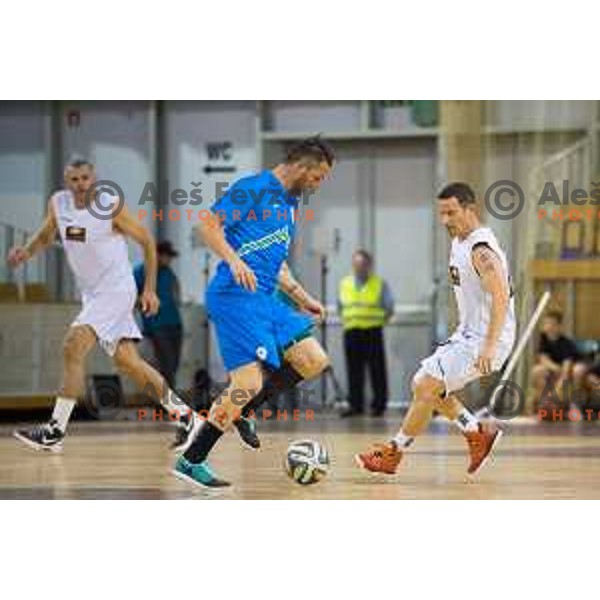 During All Legends charity match for association Olimpik between Slovenian sports legends, played in Tivoli Hall, Ljubljana, Slovenia, on June 9th, 2015.