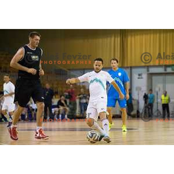 During All Legends charity match for association Olimpik between Slovenian sports legends, played in Tivoli Hall, Ljubljana, Slovenia, on June 9th, 2015.